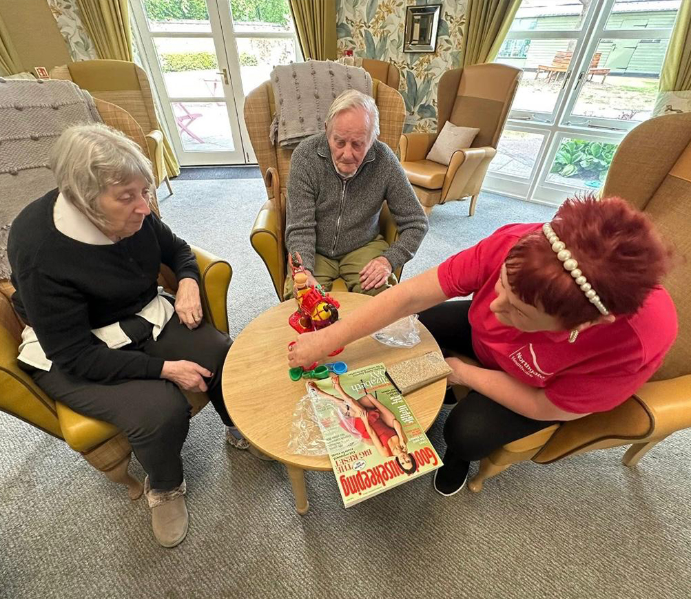 interacting with residents, games, challenges-lane-house
